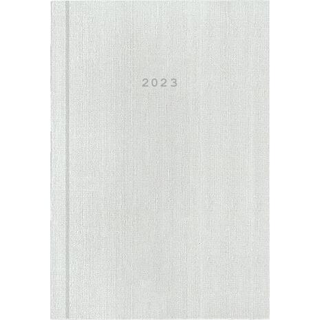 Ημερολόγιο ημερήσιο δετό NEXT Fabric 14x21cm 2023 λευκό